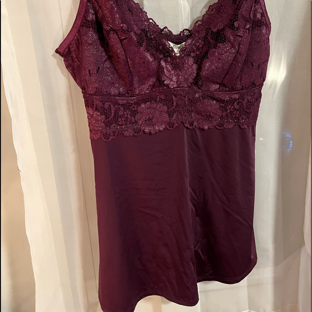 Soma Sensual Satiny Lace Cami